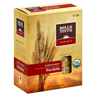Bella Ter Pasta Durum Farfalle - 12 Oz - Image 1