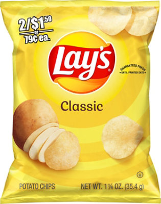 Lays Potato Chips Classic Bag - 1.25 Oz - Image 2