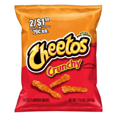 Cheetos Cheetos Crunchy Cheese Flavored Snacks Flamin Hot 1.375 Oz