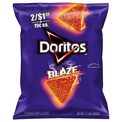 Doritos Tortilla Chips Blaze Flavored - 1.375 Oz - Image 3