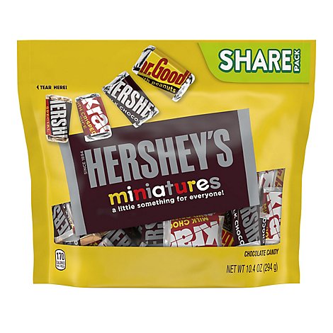 HERSHEYS Miniatures Chocolate Candy Share Pack - 10.4 Oz