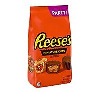 REESE'S Miniatures Milk Chocolate Peanut Butter Cups Candy Bulk Party Pack - 35.6 Oz