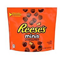Reeses Peanut Butter Cups Minis Unwrapped - 8 Oz
