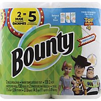 Bounty Paper Towels Select A Size Huge Roll Toy Story - 2 Roll - Image 2