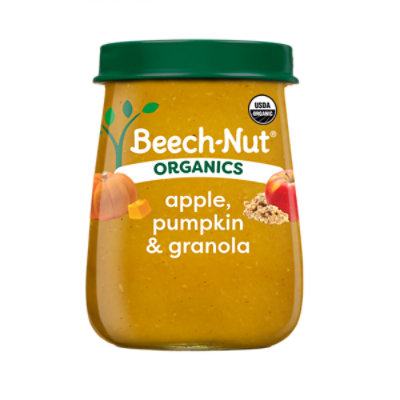 Beech-Nut Organics Stage 2 Apple Pumpkin & Granola Baby Food - 4 Oz - Image 1