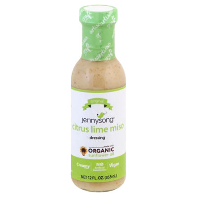 Jennysong Dressing Citrus Lime Miso - 12 Oz