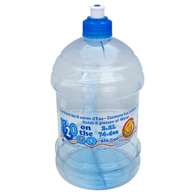 2.2 Liter H2O On-the-Go Sport Bottle