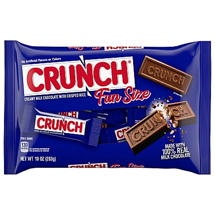 Crunch Milk Chocolate Creamy With Crisped Rice Fun Size - 10 Oz - Image 3