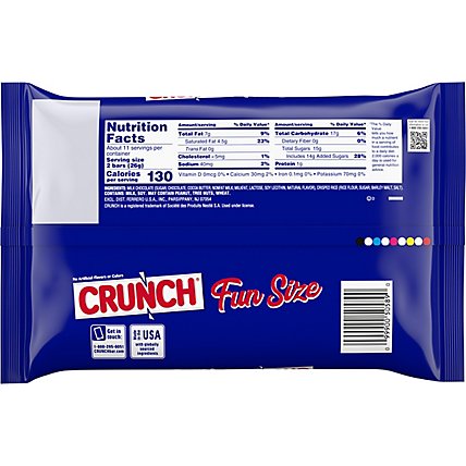 Crunch Milk Chocolate Creamy With Crisped Rice Fun Size - 10 Oz - Image 6
