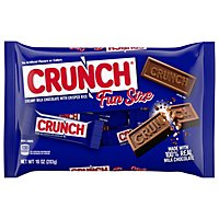 Crunch Milk Chocolate Creamy With Crisped Rice Fun Size - 10 Oz - Image 1