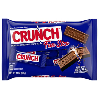 Crunch Milk Chocolate Creamy With Crisped Rice Fun Size - 10 Oz