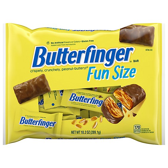 Butterfinger Candy Bars Fun Size - 10.2 Oz