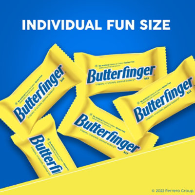 Butterfinger Chocolatey Peanut-Buttery Individually Wrapped Fun Size Candy Bars - 10.2 Oz - Image 2