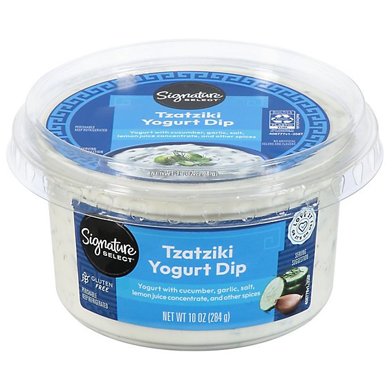 Signature Select/Cafe Dip Yogurt Tzatziki - 10 Oz
