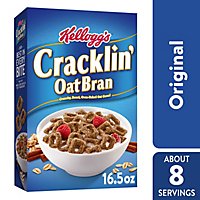 Cracklin Oat Bran Breakfast Cereal High Fiber Cereal Original - 16.5 Oz - Image 2