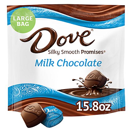 Dove Promises Individually Wrapped Milk Chocolate Candy Bag - 15.8 Oz - Image 1