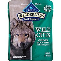 Blue Wilderness Wild Cuts Trail Toppers Dog Chunky Duck Bites In Hearty Gra - 3 Oz - Image 2