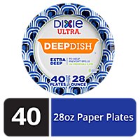 Dixie Ultra Plates 9 9/16in 40ct Deep Dish - 40 Count - Image 1