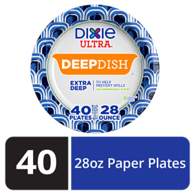 Dixie Ultra Plates 9 9/16in 40ct Deep Dish - 40 Count - Image 3