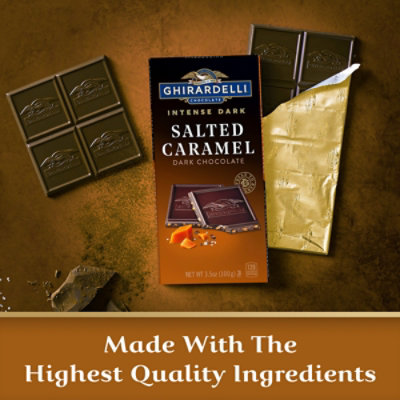 Ghirardelli Intense Dark Cascade Caramel Bar - 3.5 Oz - Image 5