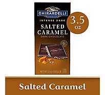 Ghirardelli Intense Dark Cascade Caramel Bar - 3.5 Oz