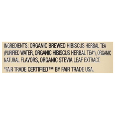 Zevia Organic Hibiscus Tea Passionfruit Caffeine Free Zero Sugar Iced Tea - 12 Fl. Oz. - Image 5