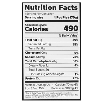 Alpha Foods Pot Pie Plant Based Handheld Chikn Veggie - 6 Oz - Image 4