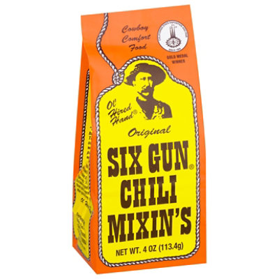 Six Gun Mixins Chili Original - 4 Oz