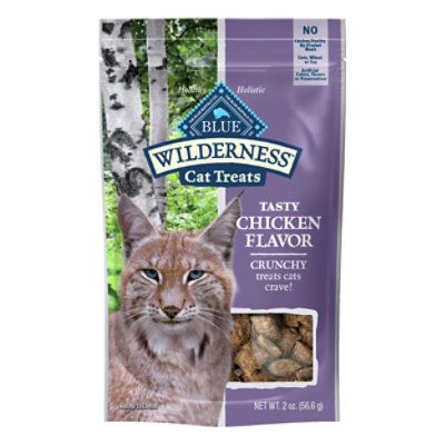 BLUE Wilderness Cat Treats Chicken Crunchy - 2 Oz