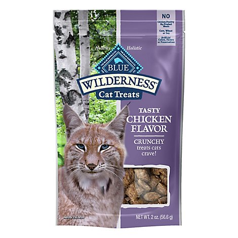 BLUE Wilderness Cat Treats Chicken Crunchy - 2 Oz