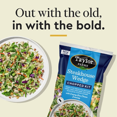 Taylor Farms Steakhouse Wedge Chopped Salad Kit Bag - 12.35 Oz - Vons