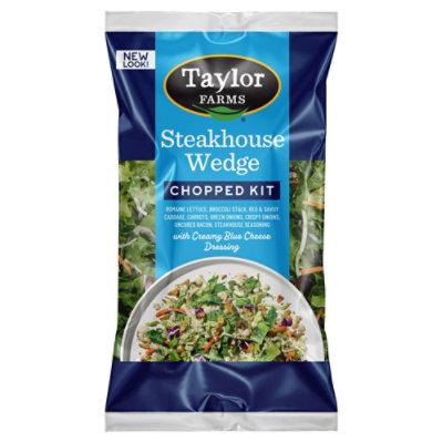 Taylor Farms Steakhouse Wedge Chopped Salad Kit Bag - 12.35 Oz - Vons