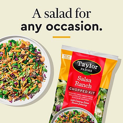 Taylor Farms Salsa Ranch Chopped Salad Kit Bag - 12.45 Oz - Image 4