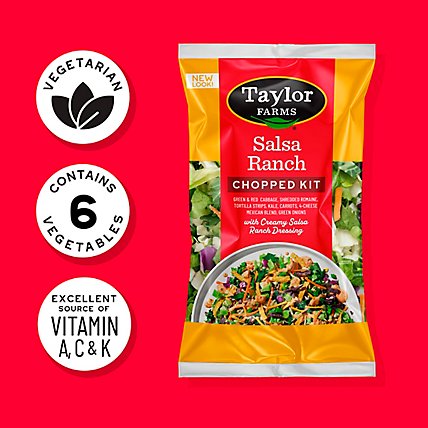 Taylor Farms Salsa Ranch Chopped Salad Kit Bag - 12.45 Oz - Image 6