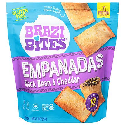 Brazi Bites Empanadas Black Bean & Cheddar 10 Count - 10 Oz - Image 1