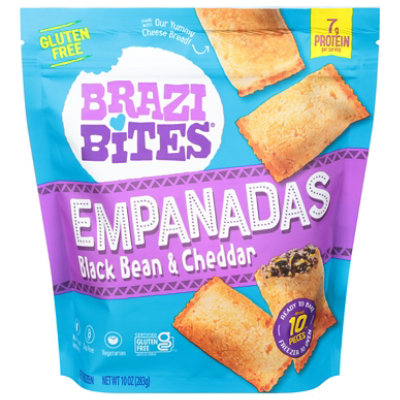 Brazi Bites Empanadas Black Bean & Cheddar 10 Count - 10 Oz - Image 1