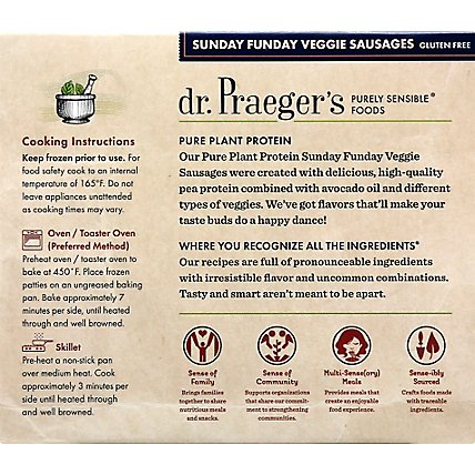 Dr Praege Veggie Sausage Sndy Fndy - 8 Oz - Image 6