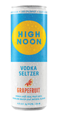 High Noon Grapefruit Flavored Vodka & Soda Can 4.5% Abv - 355 Ml - Image 1