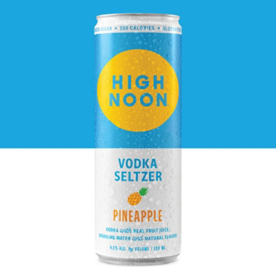 High Noon Pineapple Flavored Vodka & Soda Can 4.5% Abv - 355 Ml - Image 1