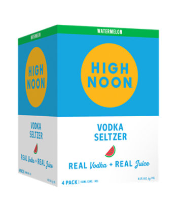 High Noon Watermelon Vodka Hard Seltzer Single Serve Cans - 4-355 Ml  - Image 1