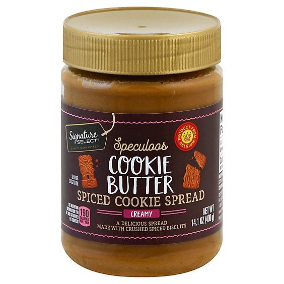 Signature Select Cookie Butter Spread Creamy - 14.1 Oz