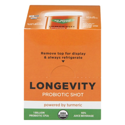 So Good So You Longevity Probiotic Shot - 1.7 Fl. Oz.
