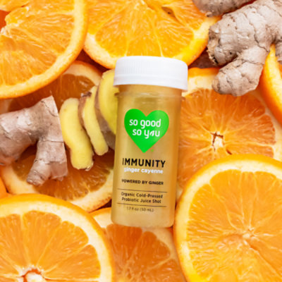 So Good So You Organic Immunity Ginger Cayenne Probiotic Juice Shot - 1.7 Fl. Oz. - Image 6