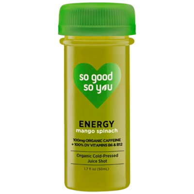 So Good So You Organic Cold Pressed Juice Probiotic Wellness Shot Energy - 1.7 Fl. Oz. - Image 3