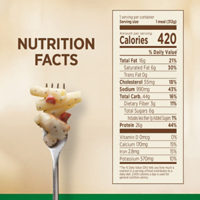 Marie Callender's New Orleans Style Chicken Alfredo Bowl Frozen Meal - 11 Oz - Image 4