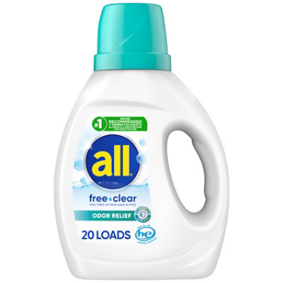 all Free Clear Odor Relief Liquid Laundry Detergent - 36 Fl. Oz. - Safeway