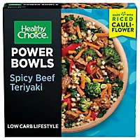 Healthy Choice Power Bowls Spicy Beef Teriyaki With Riced Cauliflower Frozen Meal - 9.25 Oz - Image 1
