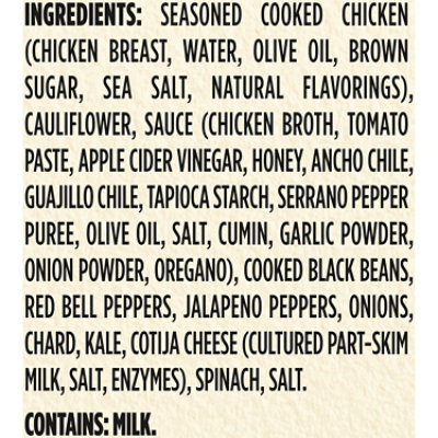 Healthy Choice Power Bowls Spicy Black Beans Chicken & Riced Cauliflower Frozen Meal - 9.25 Oz - Image 5