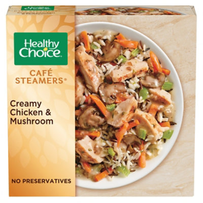 Healthy Choice Cafe Steamers Creamy Chicken Mushroom Frozen Meal - 9.25 Oz - Image 1