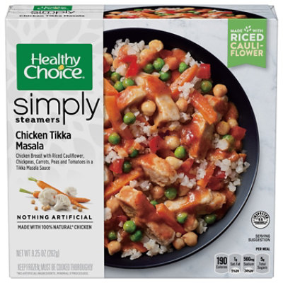 Healthy Choice Simply Steamers Chicken Tikka Masala - 9.25 Oz
